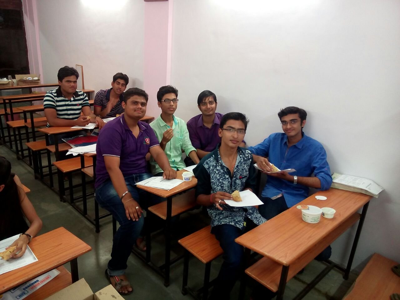 11th Science students in Ajwa Road Vadodara Vyas Academy of Science