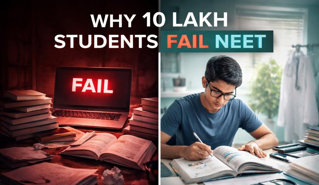 Read more about the article Why Do Most Students Fail NEET in Their First Attempt?